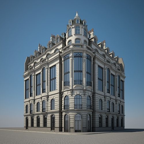 Old Building XVI 3D model