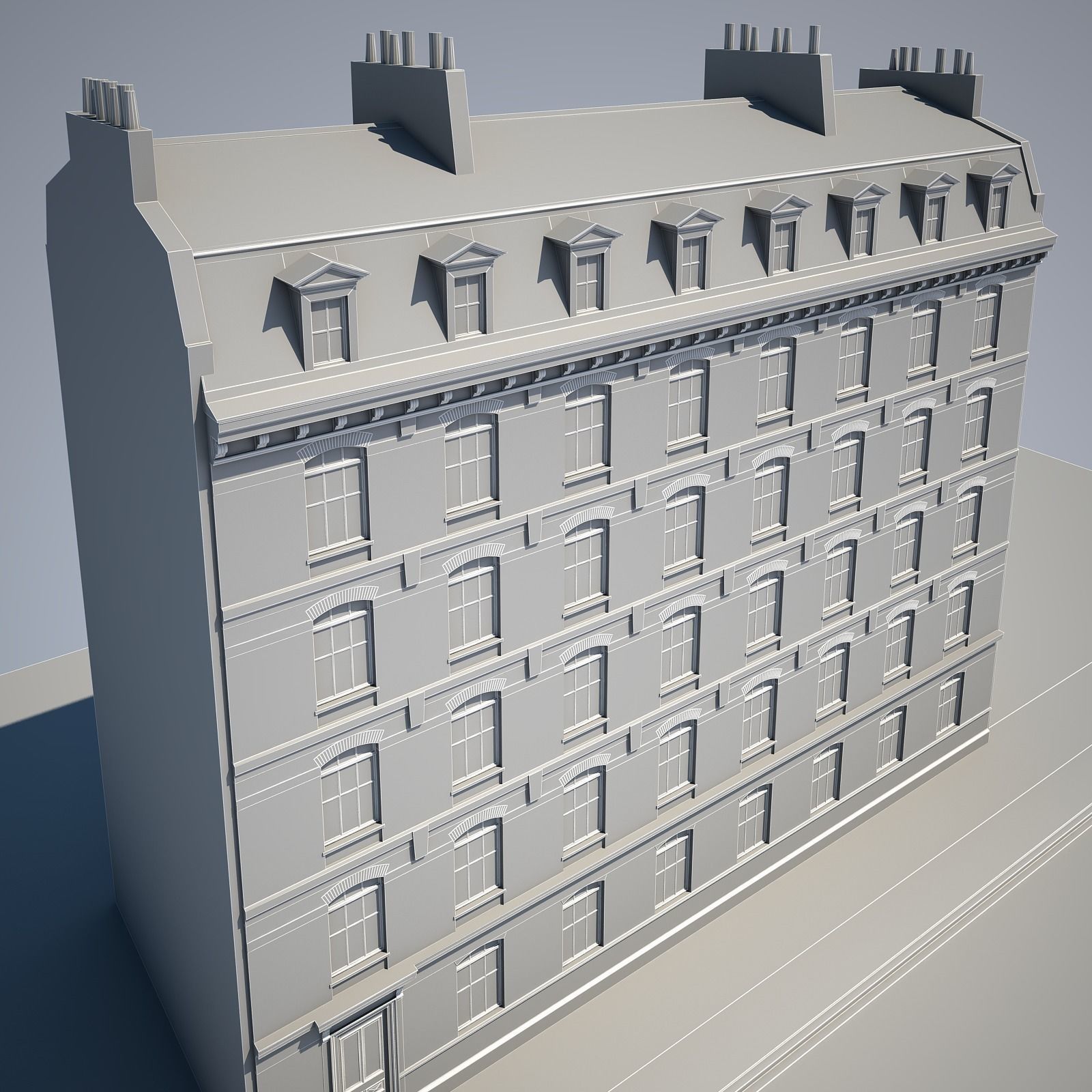 Old Building XVII 3D model_12