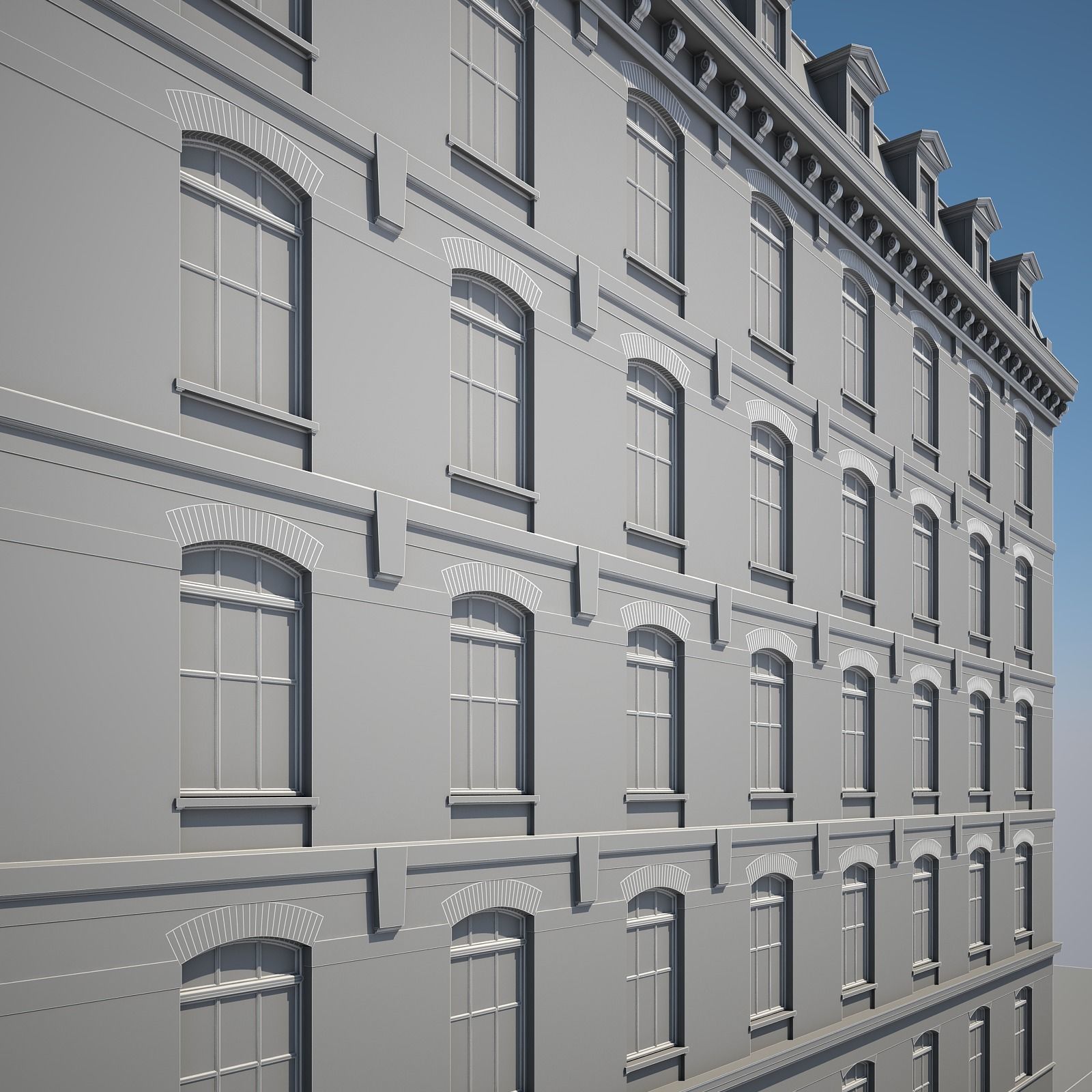 Old Building XVII 3D model_10