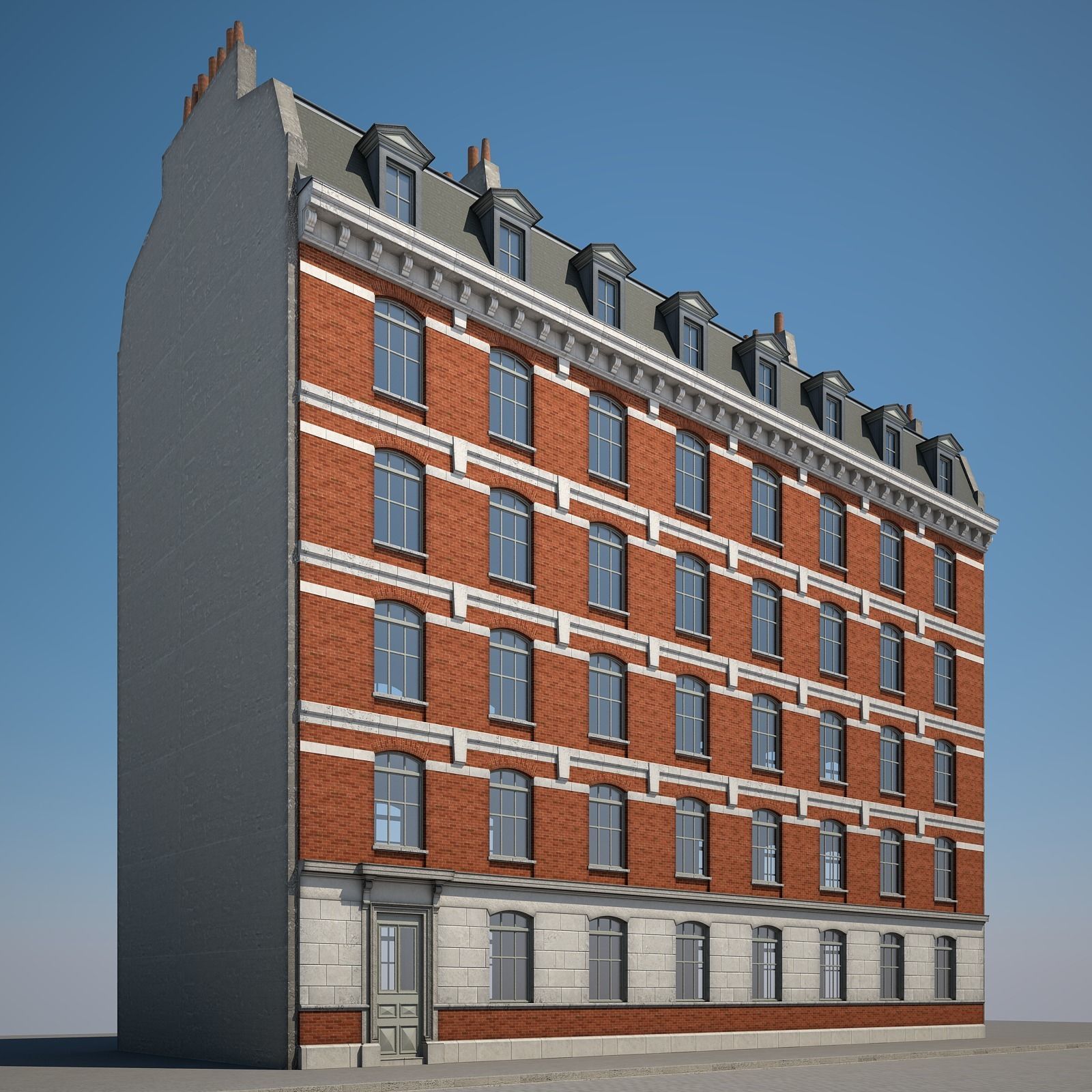 Old Building XVII 3D model_1