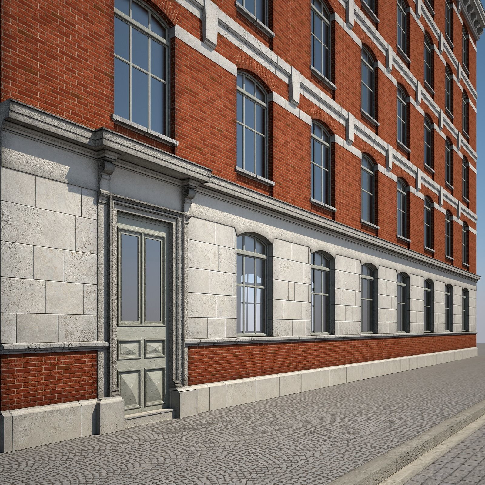 Old Building XVII 3D model_3