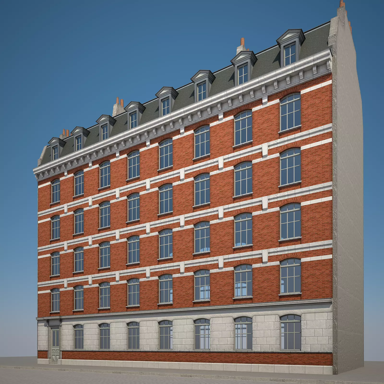 Old Building XVII 3D model_0
