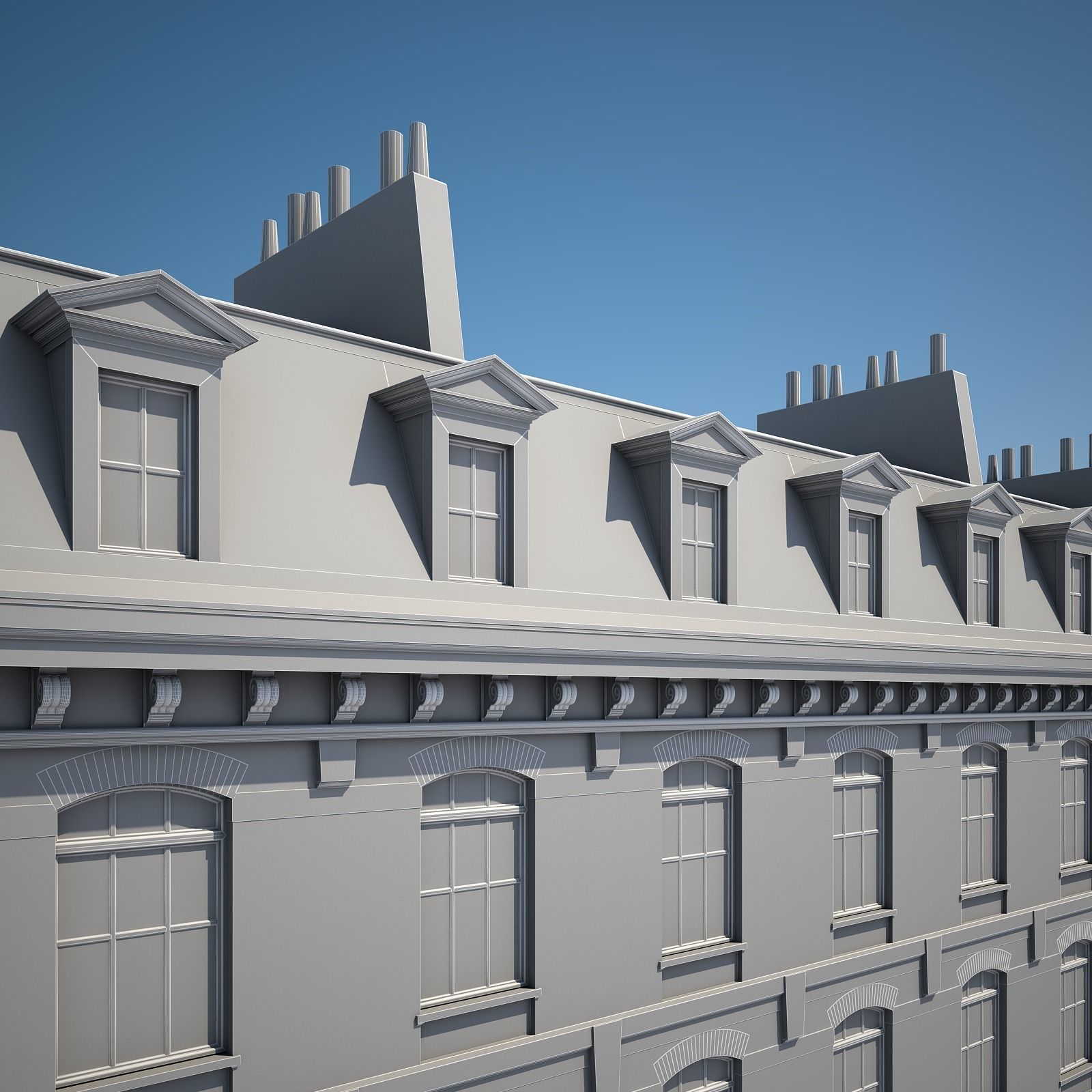 Old Building XVII 3D model_11