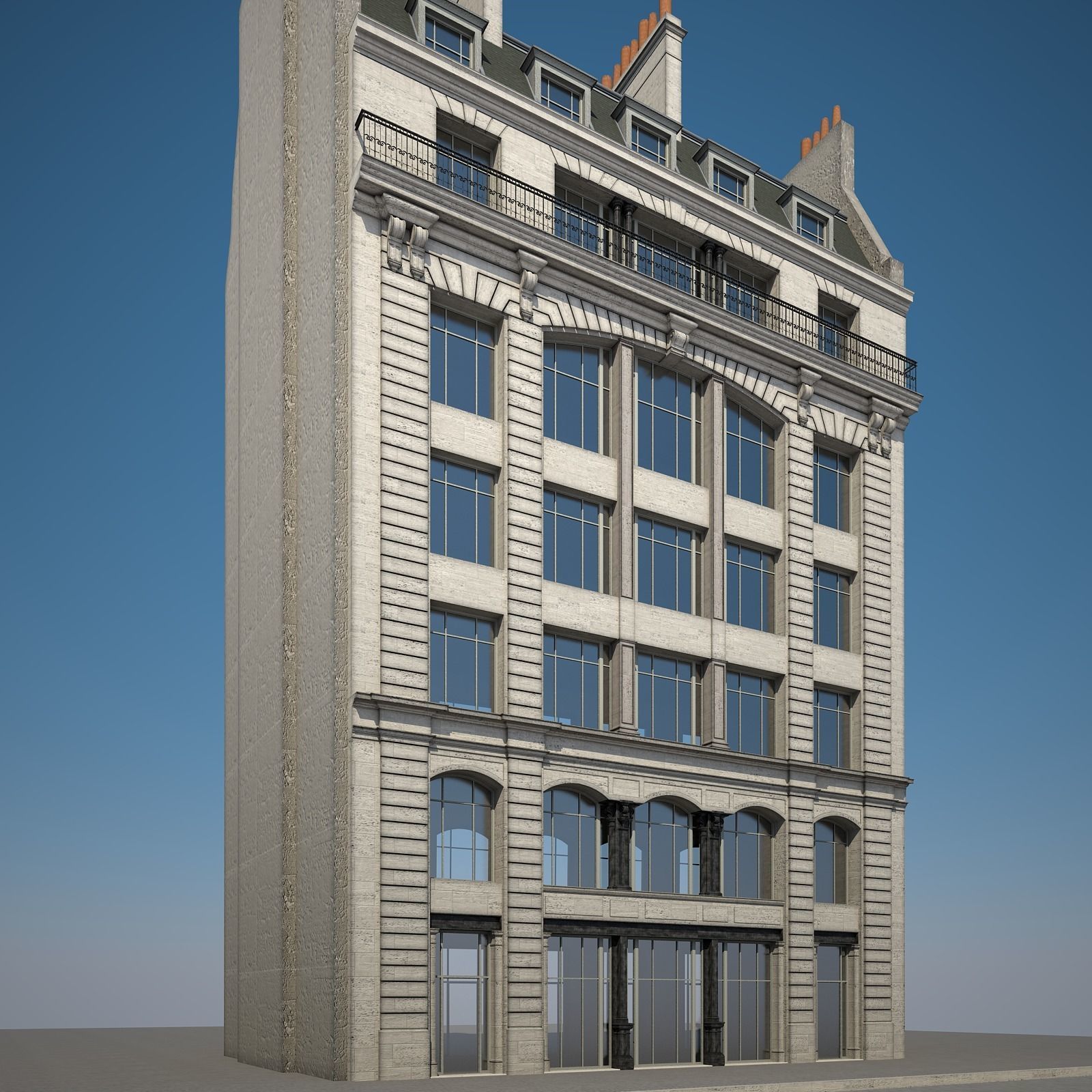  Old Building XVIII 3D model_1