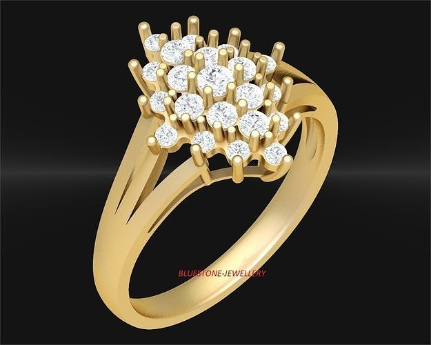 BJ-LADIES RING 12 3D print model