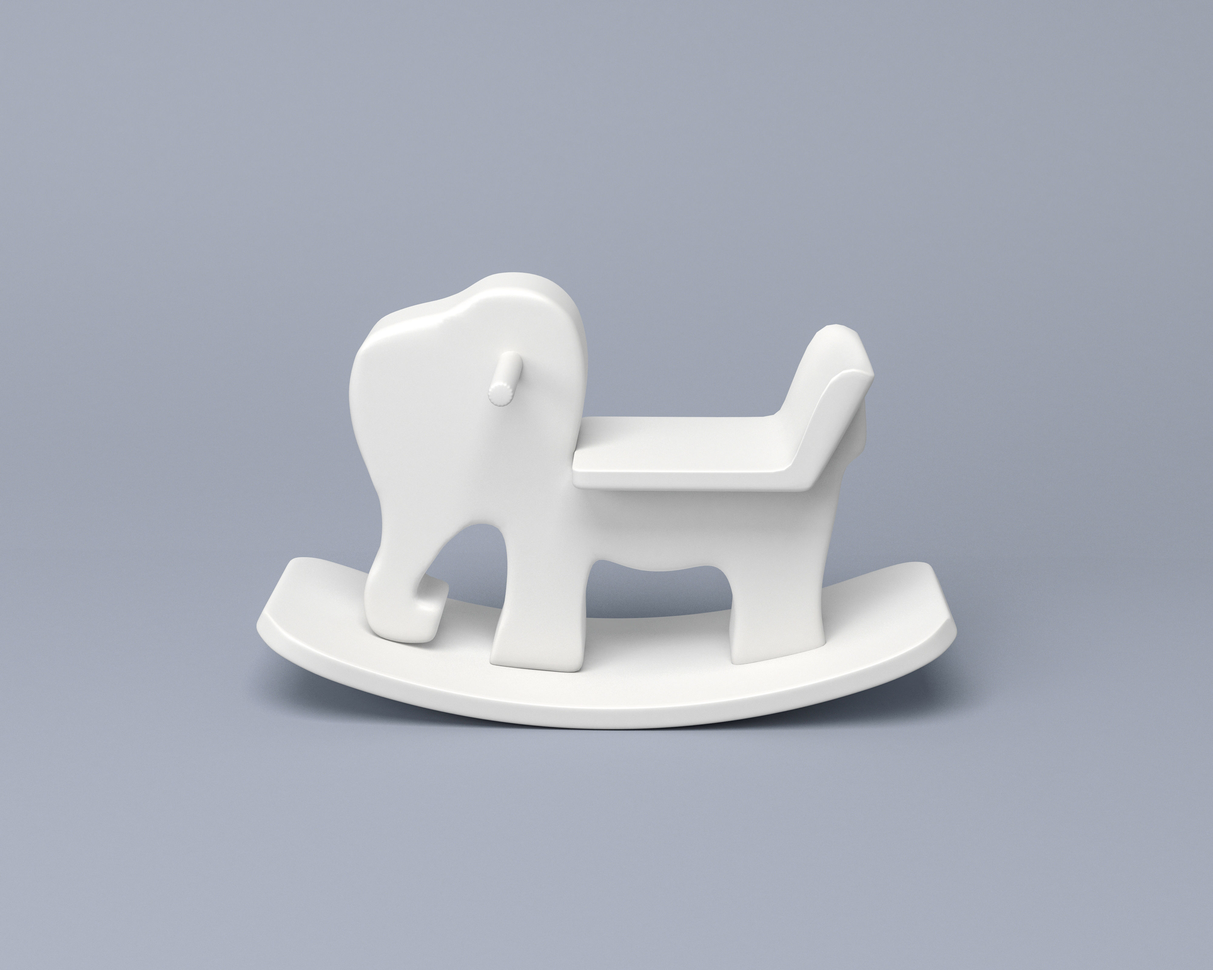 elephant baby rocking chair