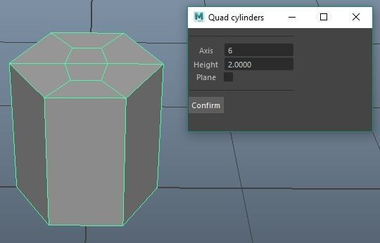 Quad Cap Cylinders 3D model_2