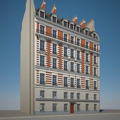  Old Building XX 3D model