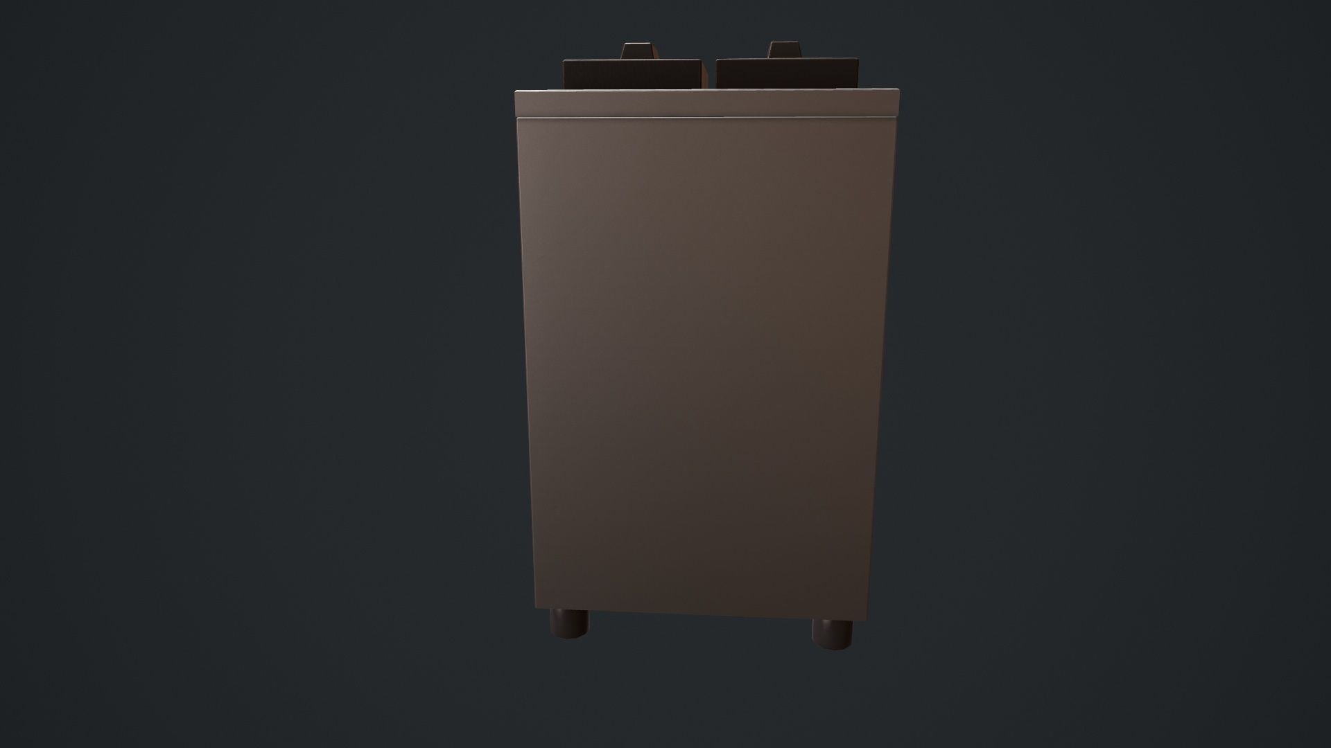 Ice Cream Machine Soft Serve Low-poly 3D model_4