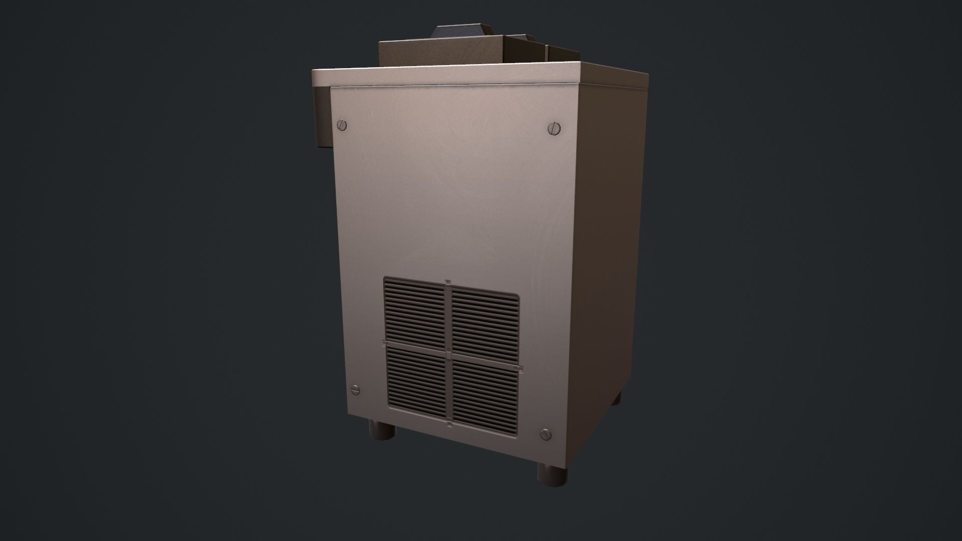 Ice Cream Machine Soft Serve Low-poly 3D model_29