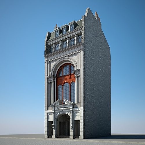 Old Building XXI 3D model