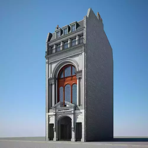 Old Building XXI 3D model