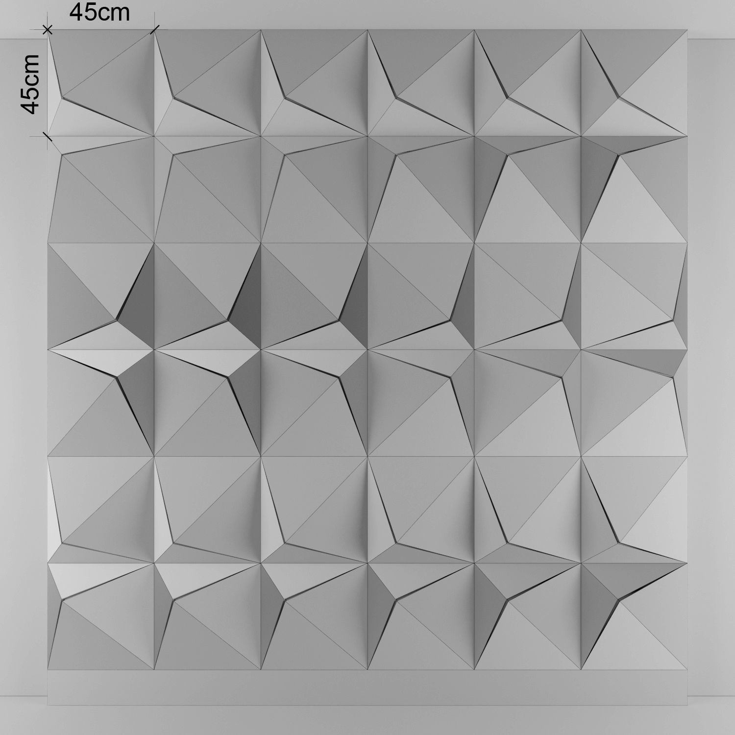 3d panel 16 3D model_2