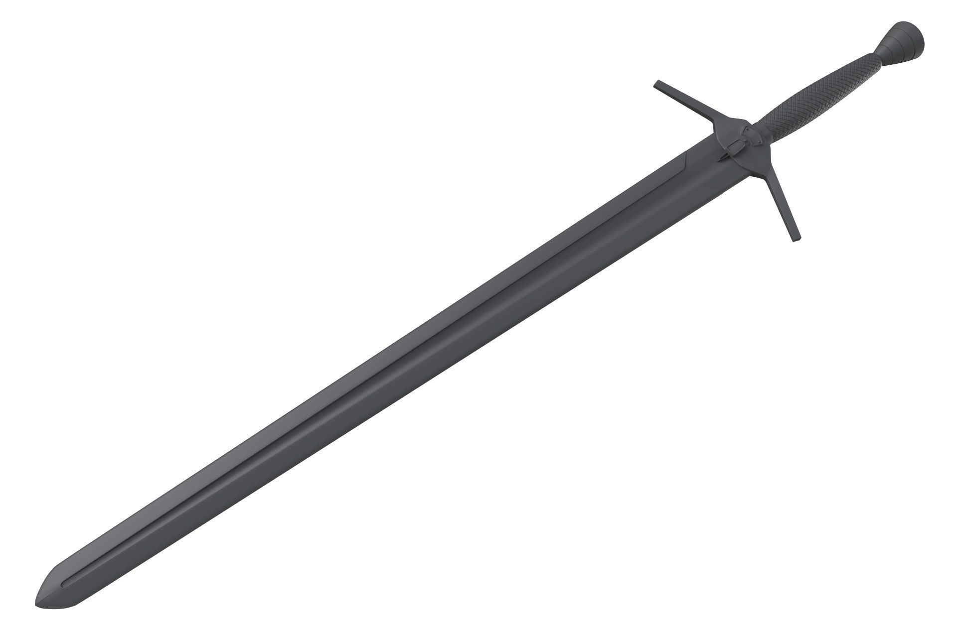 The Witcher Series Sword 3D print model_2