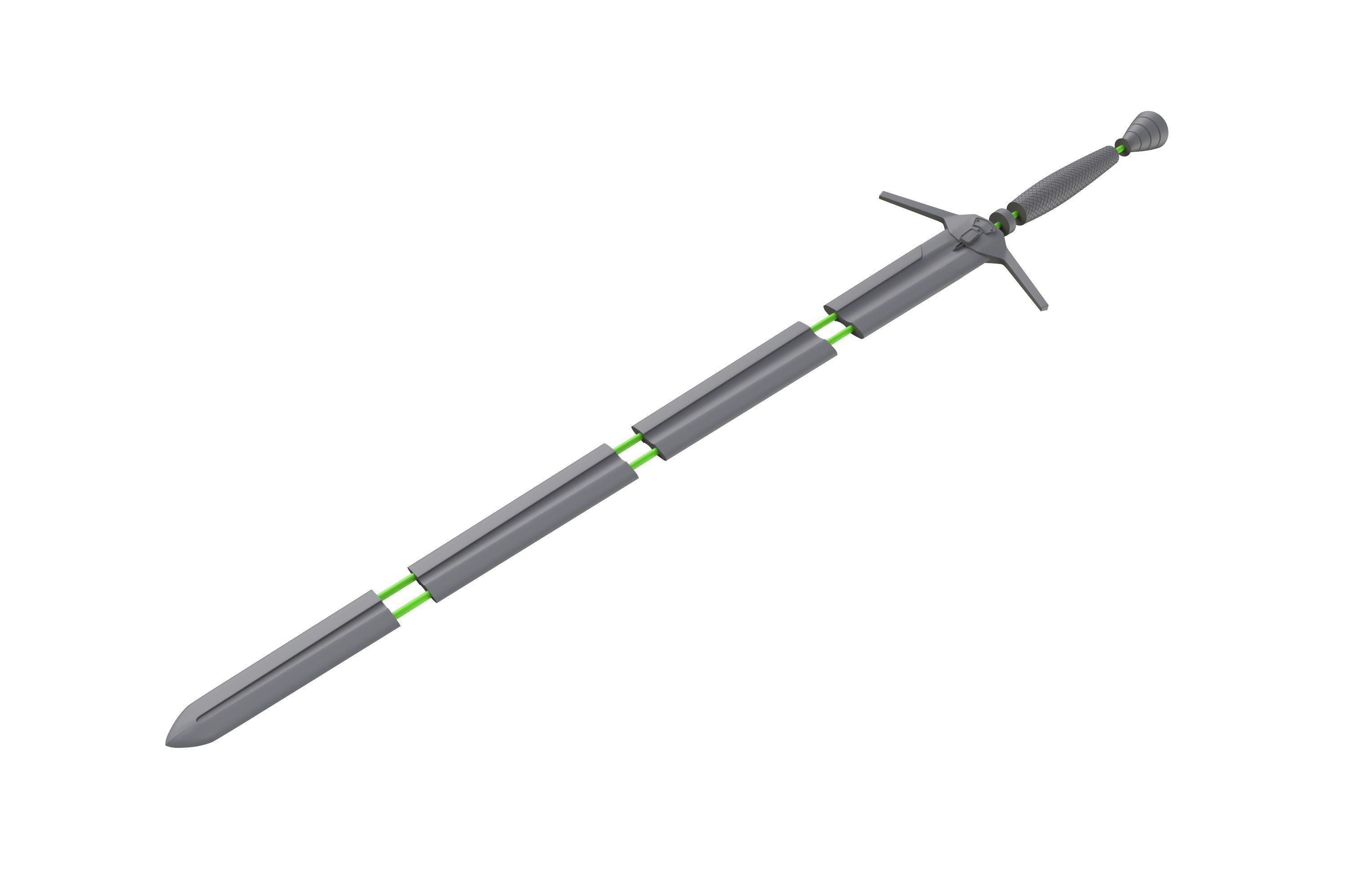The Witcher Series Sword 3D print model_8