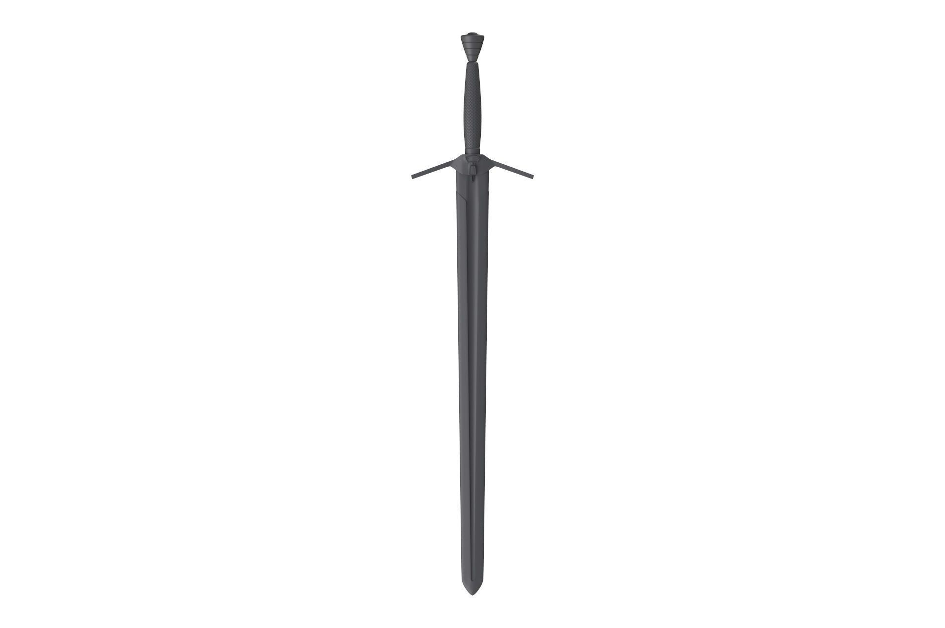 The Witcher Series Sword 3D print model_1