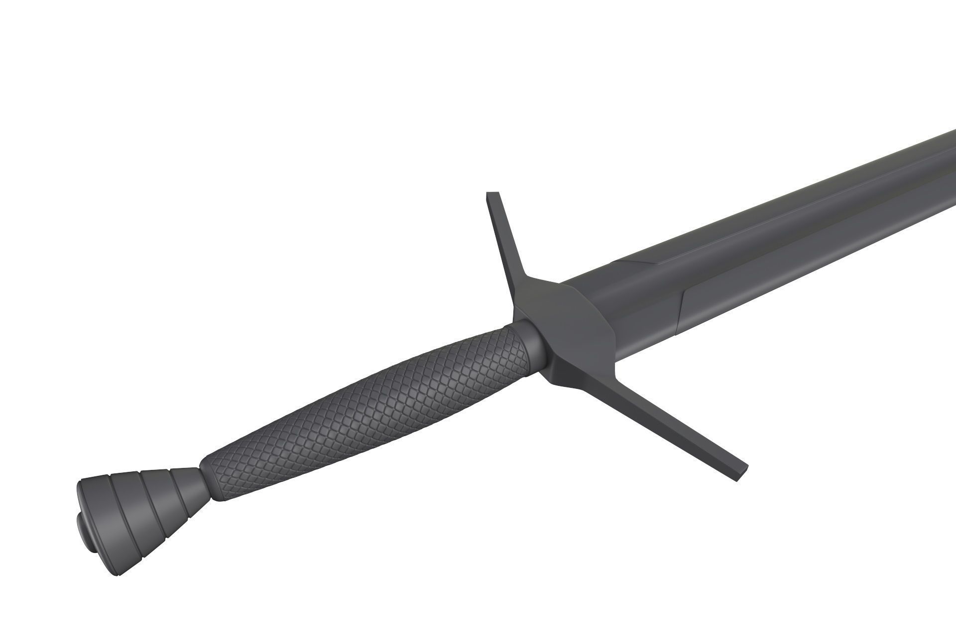 The Witcher Series Sword 3D print model_7