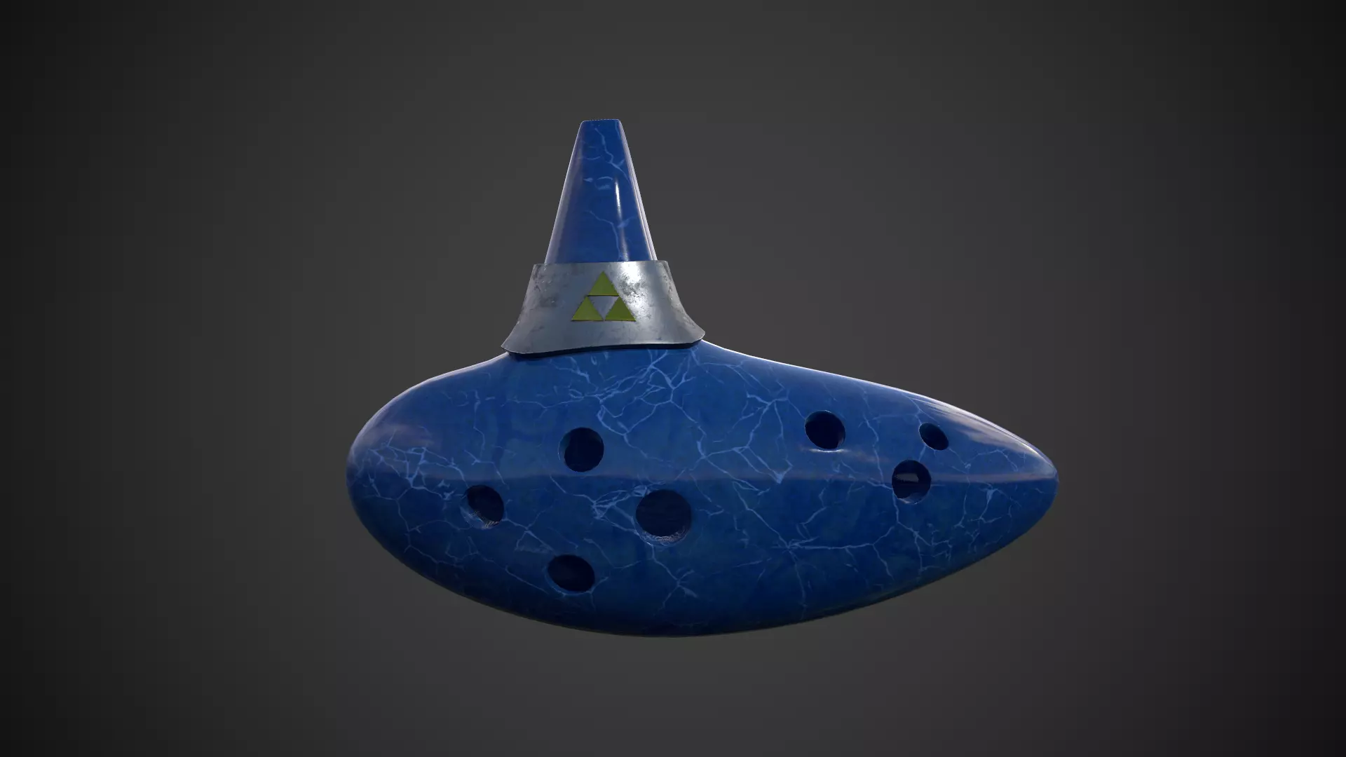 Ocarina musical instrument 3D model