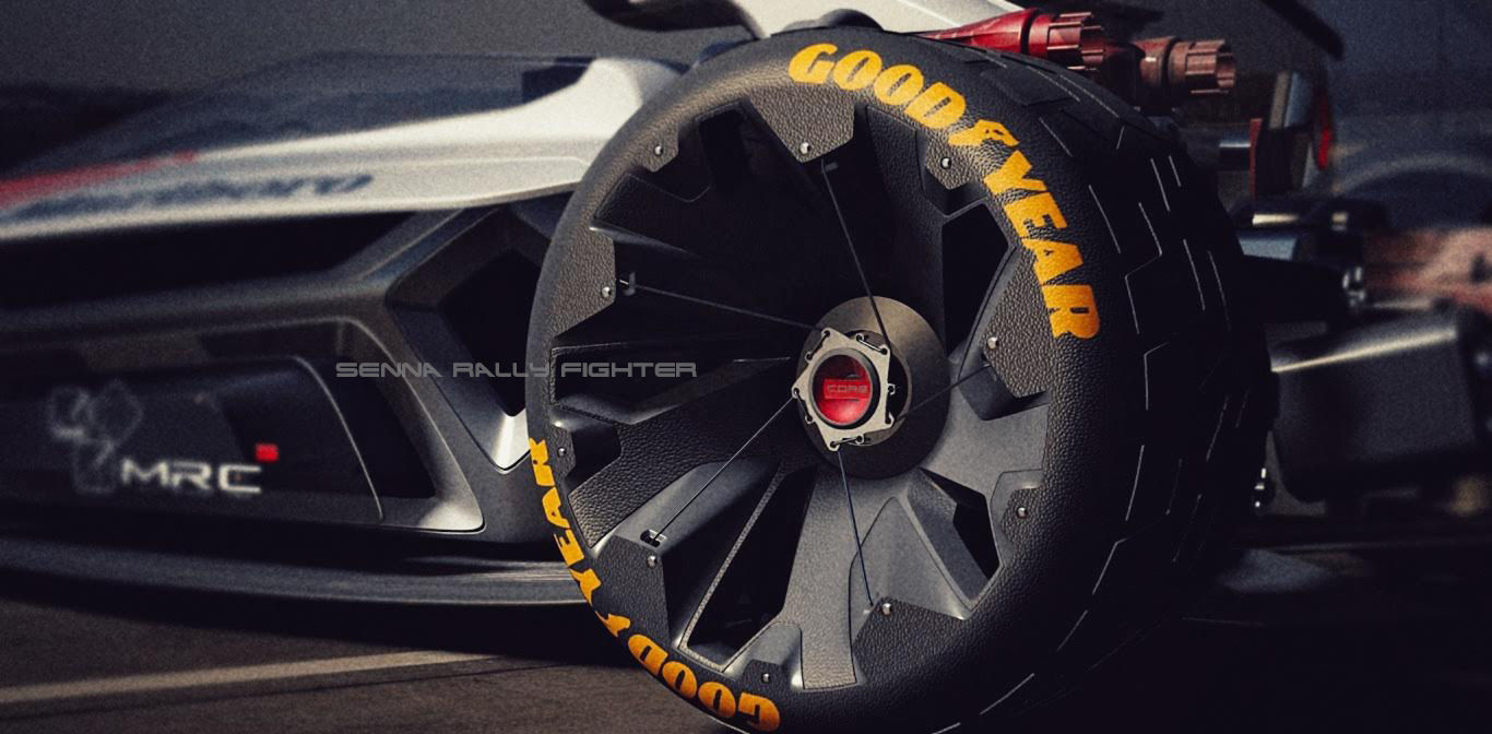 Senna Rally Fighter V12 Low-poly 3D model_4