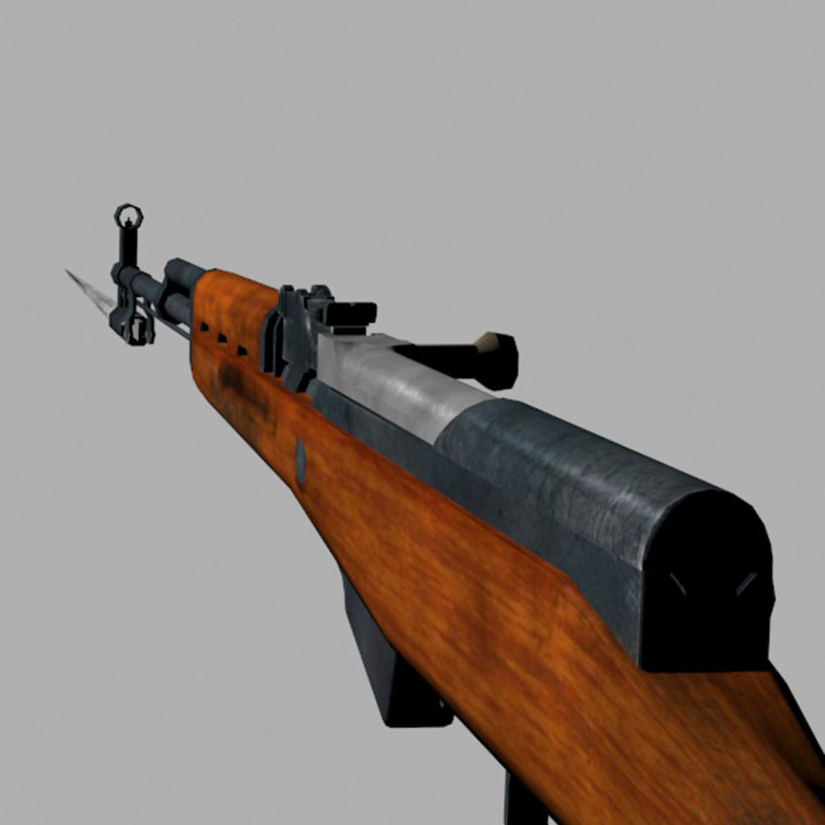 Chinese Type 56 SKS Rifle 3D model_5