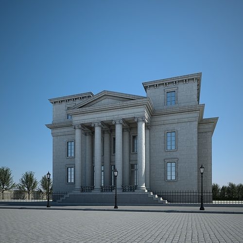 House and Garden 3D model