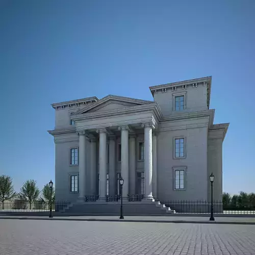 House and Garden 3D model