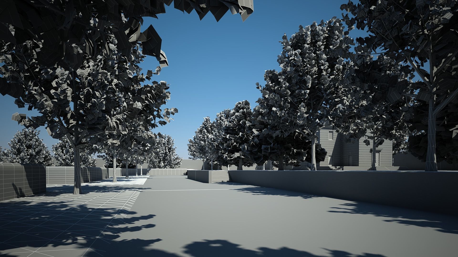 House and Garden 3D model_35