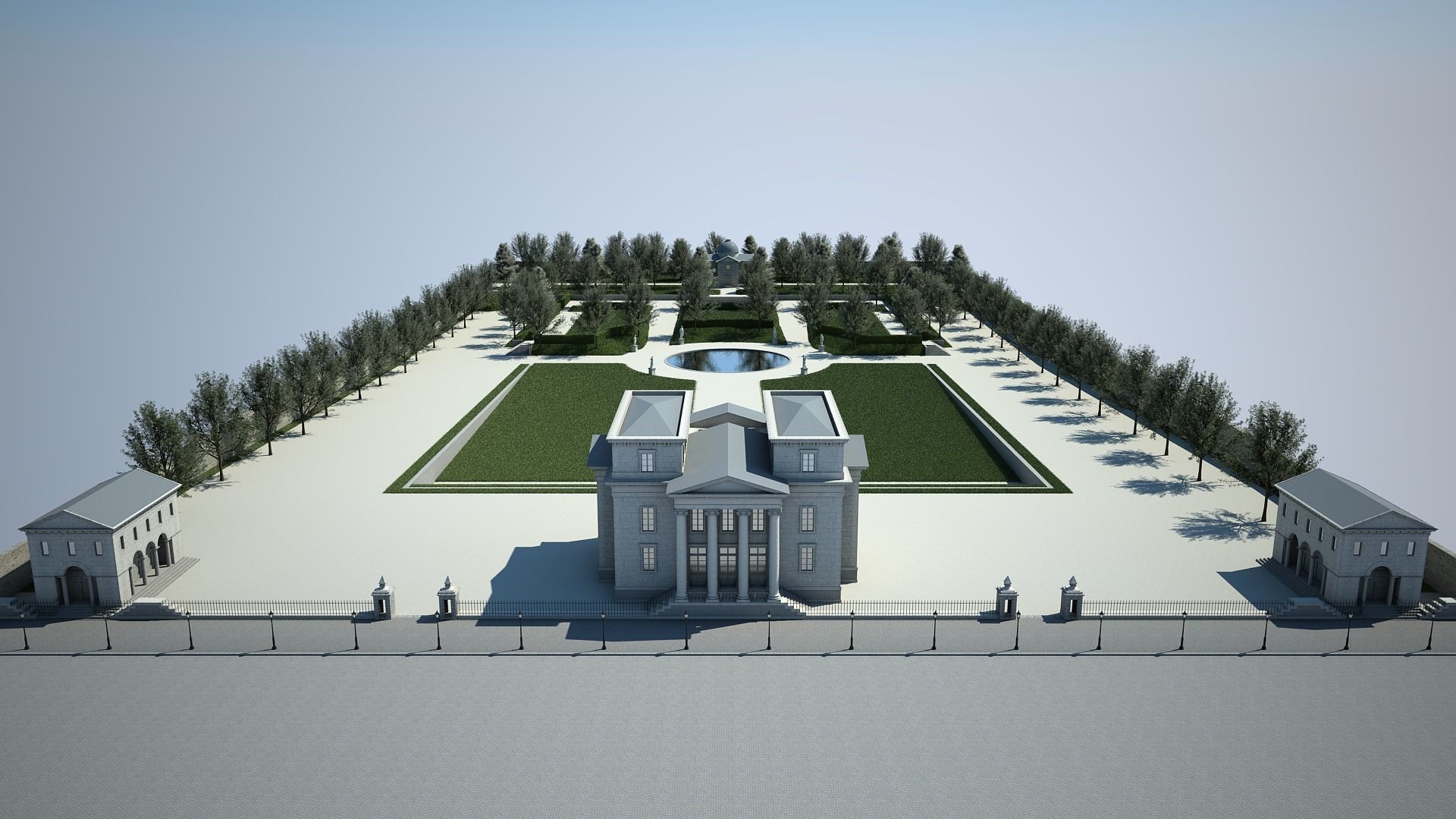 House and Garden 3D model_19