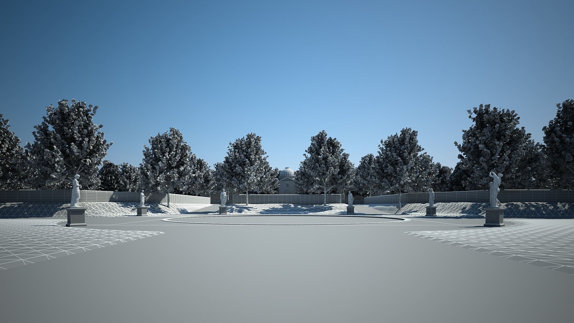 House and Garden 3D model_32