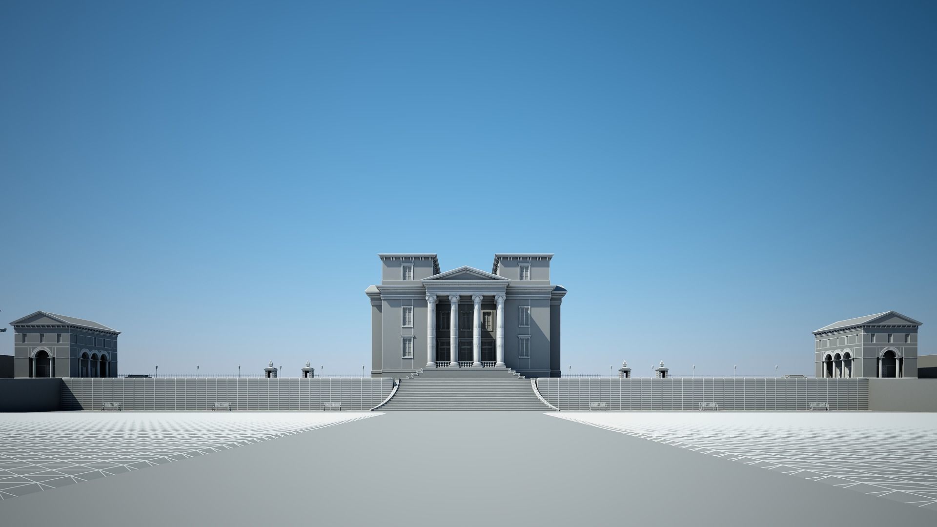 House and Garden 3D model_28