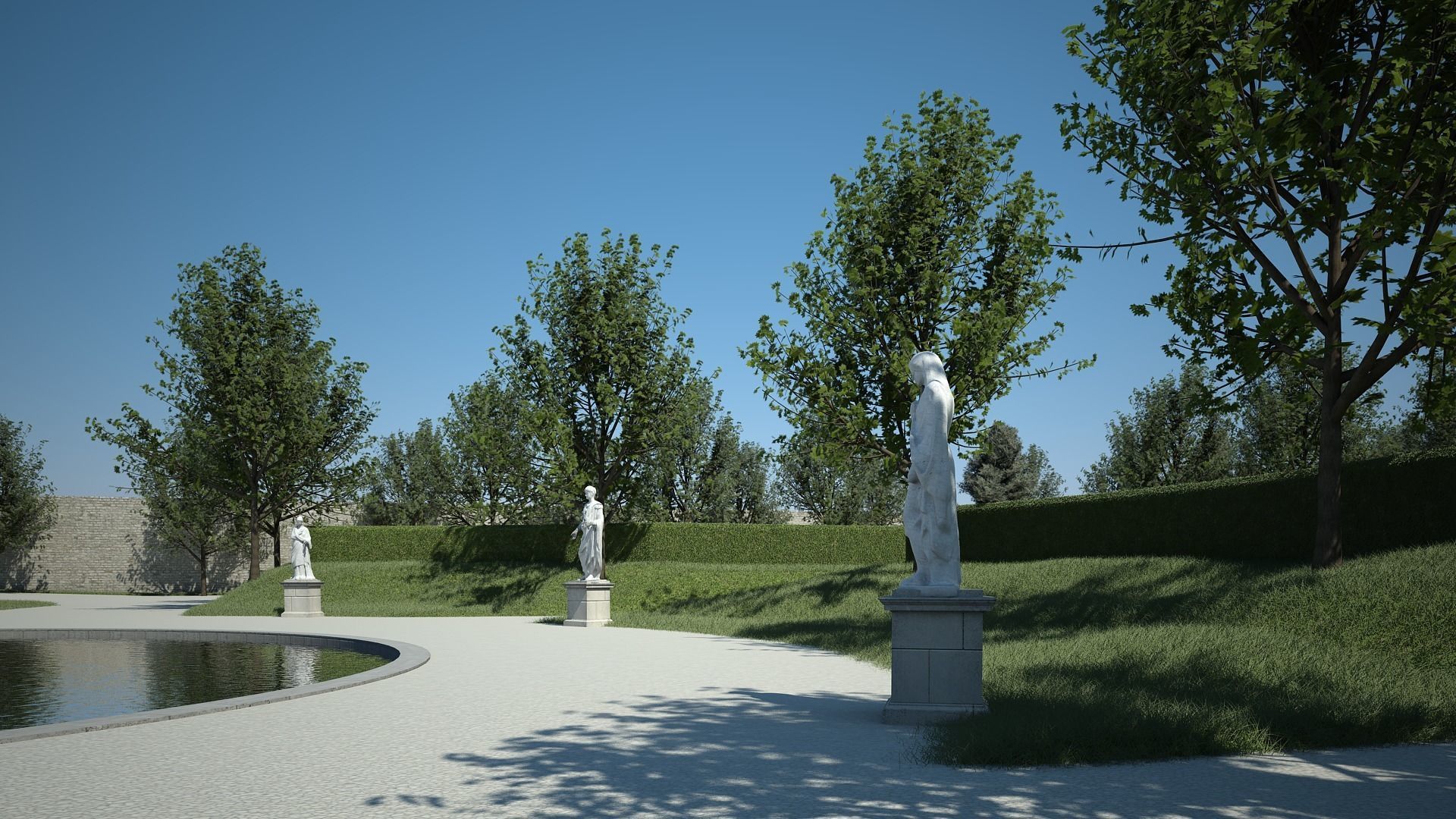 House and Garden 3D model_14