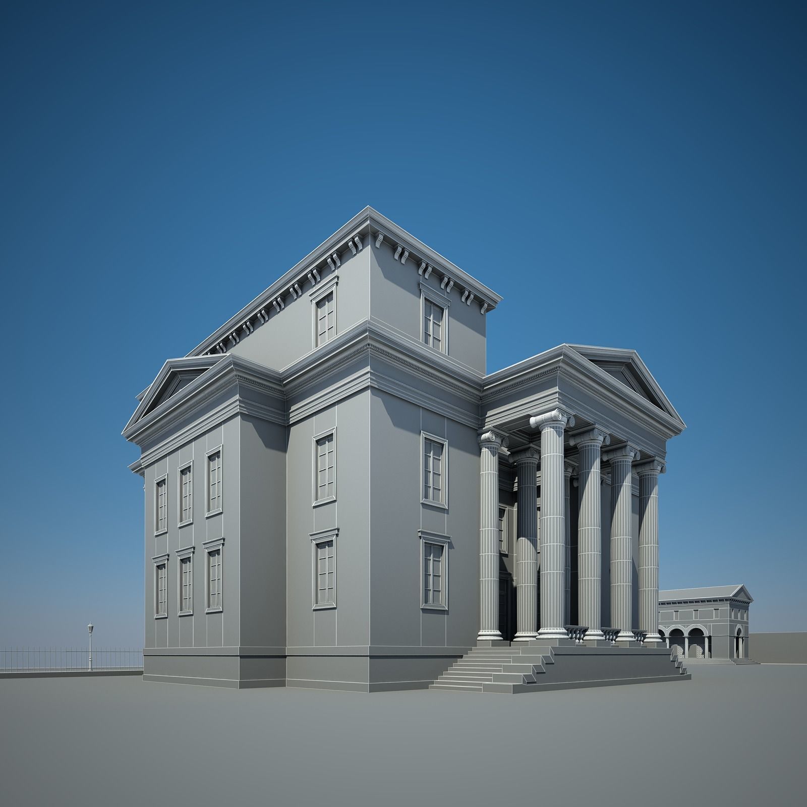 House and Garden 3D model_24