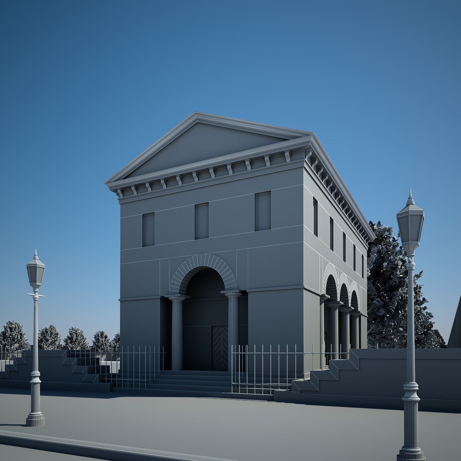 House and Garden 3D model_25