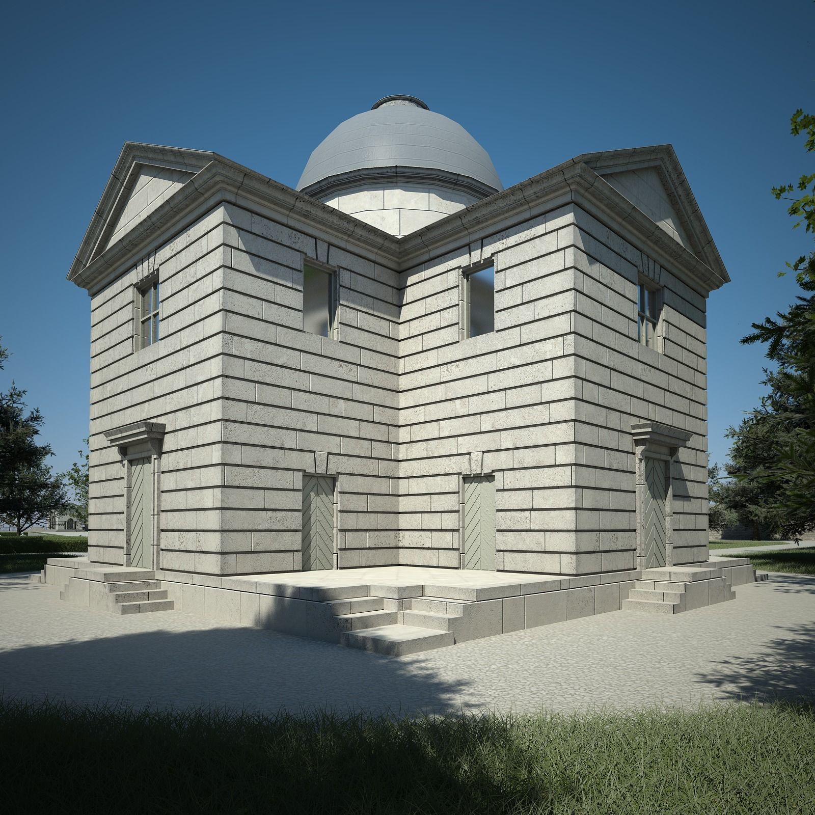 House and Garden 3D model_17