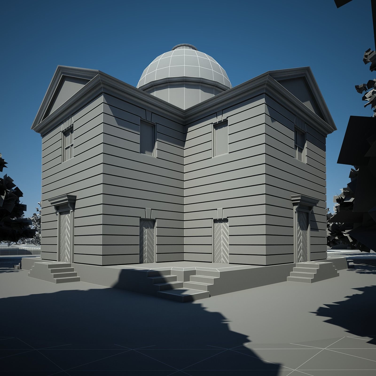 House and Garden 3D model_40