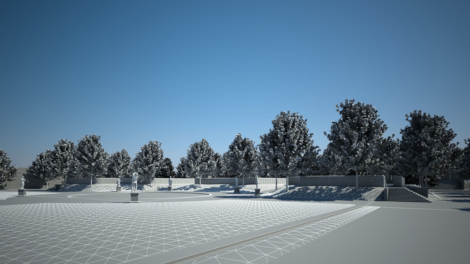 House and Garden 3D model_31