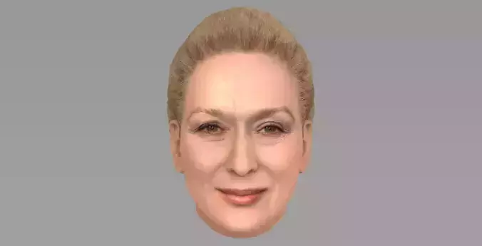 Meryl Streep  3D model