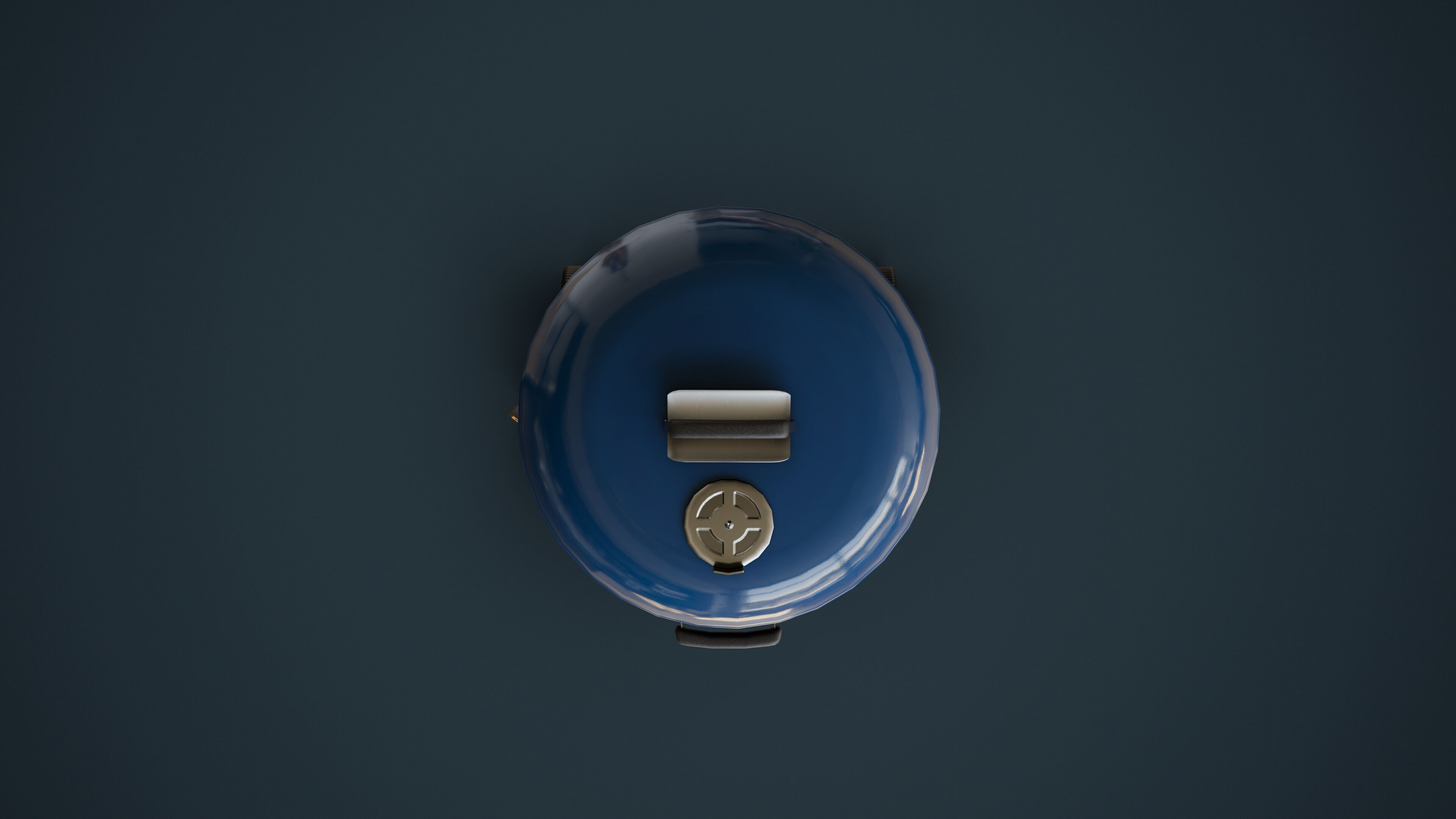 Charcoal Grill Low-poly 3D model_7