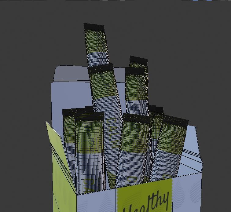 box packaging Low-poly 3D model_6