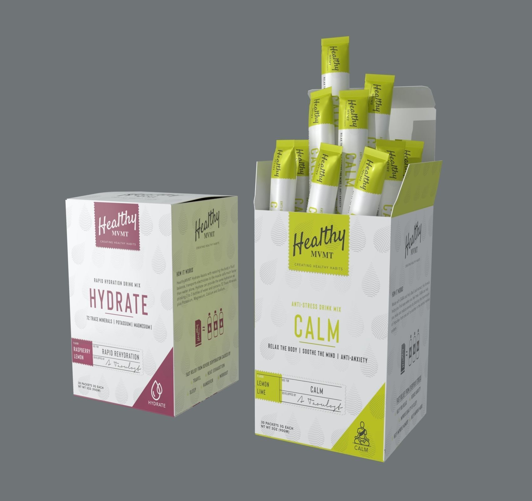 box packaging Low-poly 3D model_4