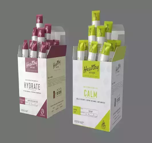 box packaging Low-poly 3D model