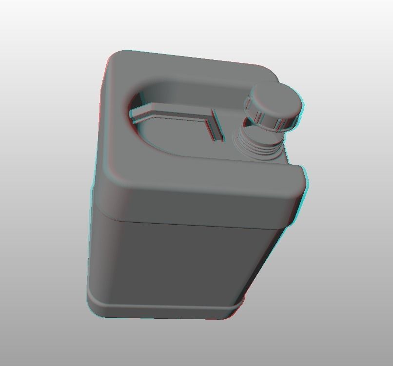 Plastic Gallon 75 Liter 3D print model_11