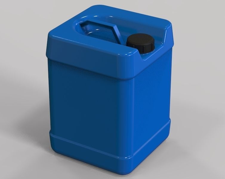 Plastic Gallon 75 Liter 3D print model_3
