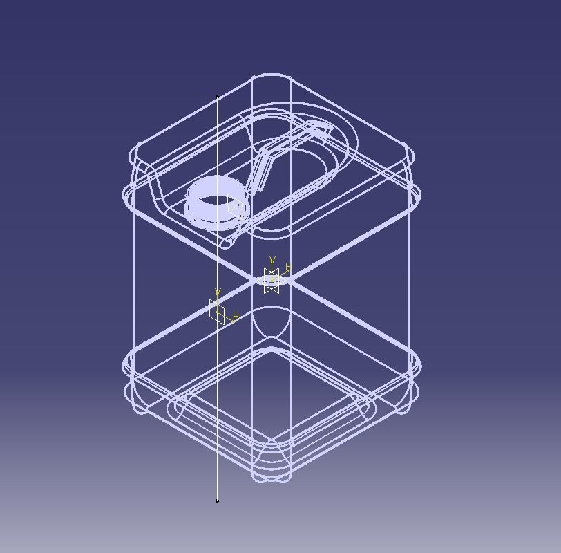 Plastic Gallon 75 Liter 3D print model_10