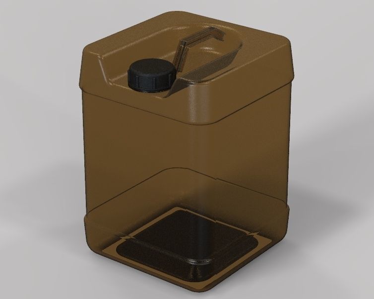 Plastic Gallon 75 Liter 3D print model_17