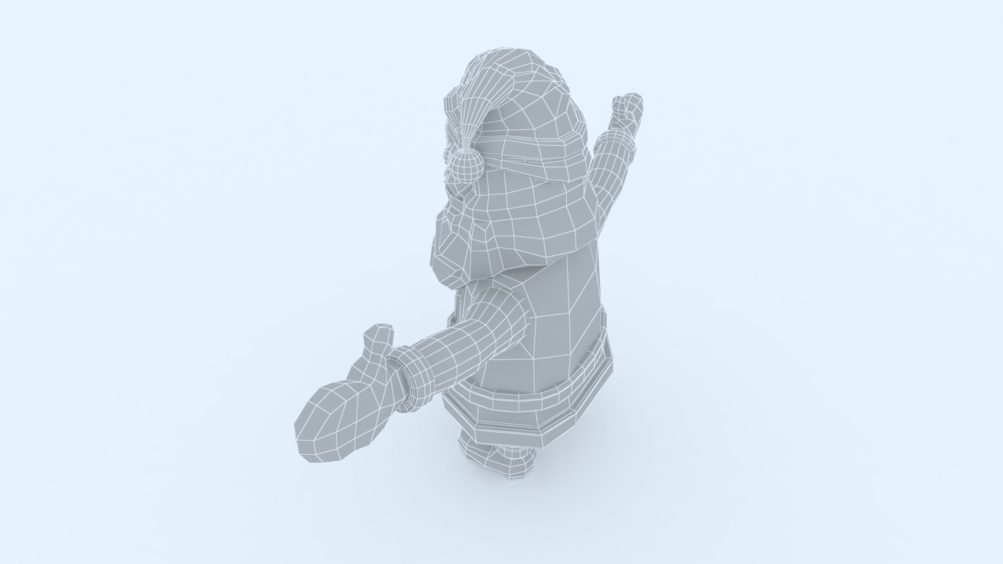 Santa Claus 3D print model_11