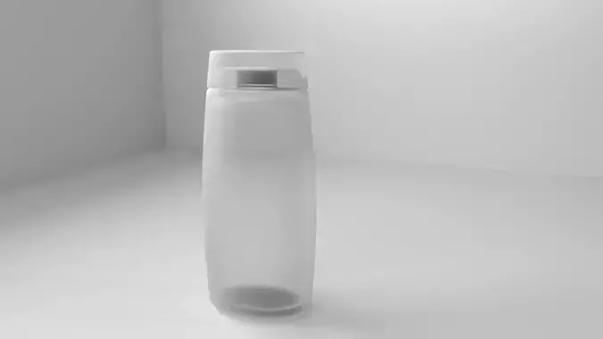 Plastic Body Wash Bottle 12 