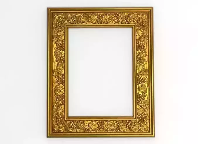 carved frame 3D model