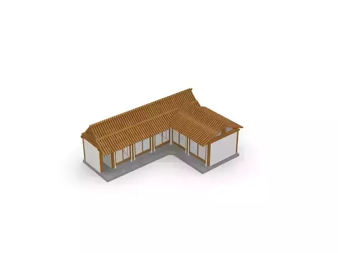 Hanok 3d chinese house