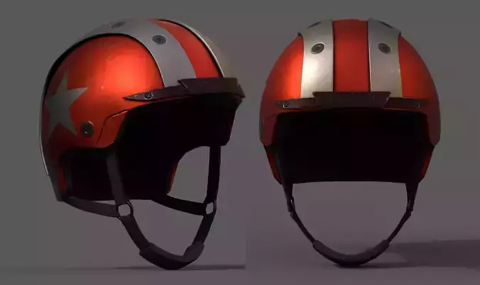 Helmet sport racer bike scifi fantasy human 